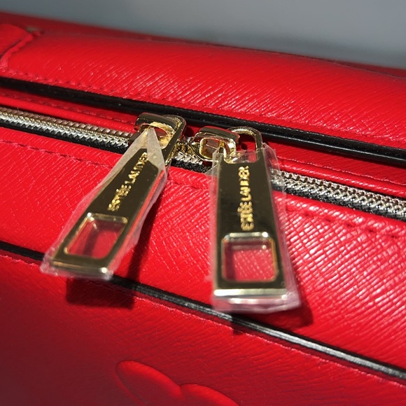 Estee Lauder Red Bag with Zipper - Picture 10 of 10